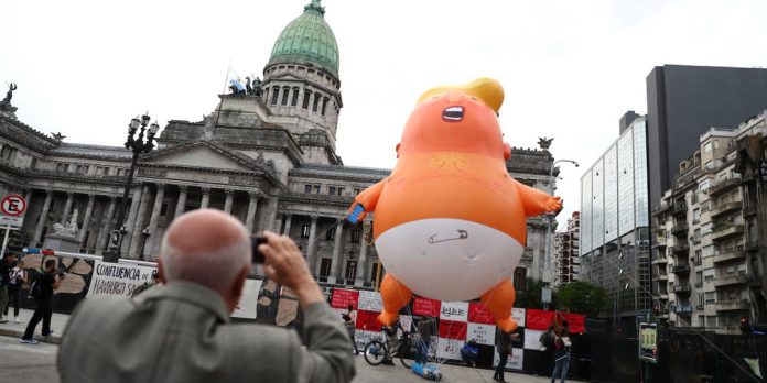 Trump Baby Blimp Is Back And Bigger Than Ever (Photo)