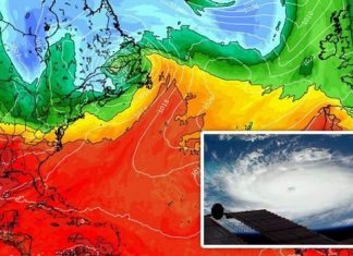Hurricane Dorian could cause intense UK heatwave, Report Hurricane Dorian could cause intense UK heatwave, Report