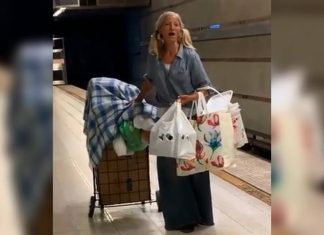 Homeless Woman Singing Opera to Subway Riders in Viral Video Homeless Woman Singing Opera to Subway Riders in Viral Video