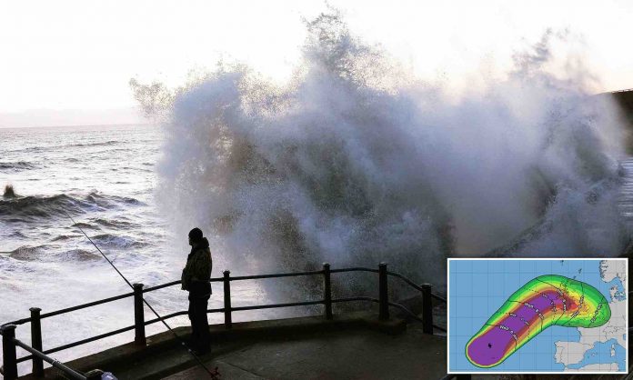 Lorenzo UK latest: Britain braces itself for 60mph winds tomorrow
