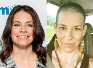 Evangeline Lilly Shaves Her Head in incredible transformation video Evangeline Lilly Shaves Her Head in incredible transformation video