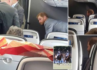 Passengers spot Prince Harry on economy flight Passengers spot Prince Harry on economy flight