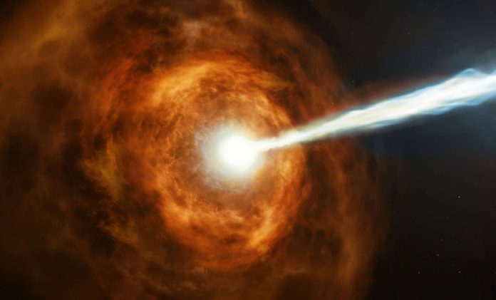 Strongest cosmic blast, called gamma-ray bursts
