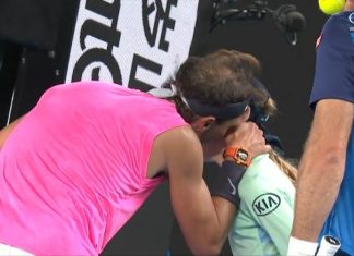 Nadal kiss ball girl after smacking ball at her face (Video) Nadal kiss ball girl after smacking ball at her face (Video)