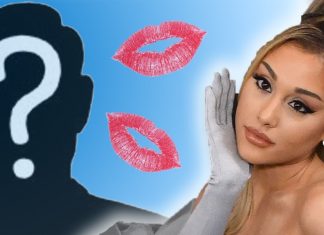 Ariana Grande shares a kiss with a mystery man, Report Ariana Grande shares a kiss with a mystery man, Report