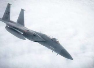 US F-15C fighter jet crashes into sea off UK coast, Report US F-15C fighter jet crashes into sea off UK coast, Report