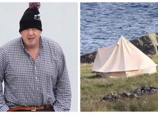 Boris Johnson enjoys remote glamping holiday in Scotland (Photo) Boris Johnson enjoys remote glamping holiday in Scotland (Photo)