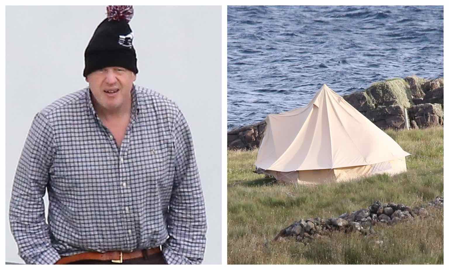 Boris Johnson enjoys remote glamping holiday in Scotland (Photo) | Star Mag