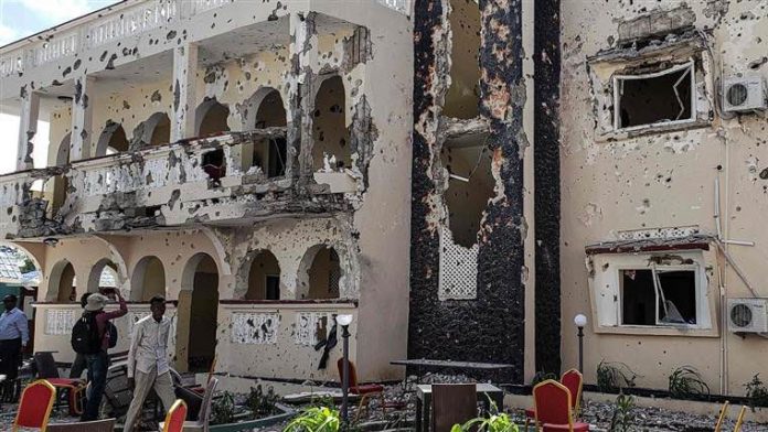 Briton among 26 killed in Somali hotel suicide blast