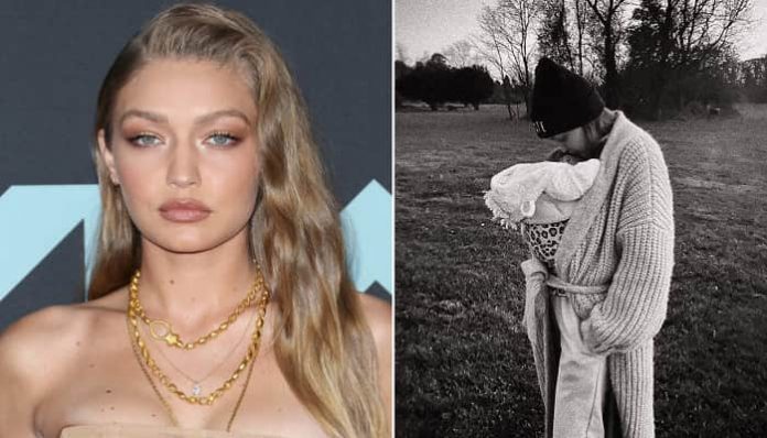 Gigi Hadid Shares Intimate Photos Cradling Her Baby Girl (Picture)
