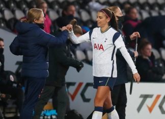 Alex Morgan ends her Tottenham adventure after half a season, Report Alex Morgan ends her Tottenham adventure after half a season, Report