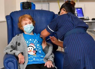 Coronavirus UK Updates: Margaret Keenan,90, becomes first person in the world to receive Pfizer vaccine Coronavirus UK Updates: Margaret Keenan,90, becomes first person in the world to receive Pfizer vaccine