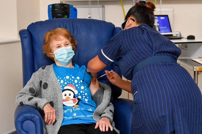 Coronavirus UK Updates: Margaret Keenan,90, becomes first person in the world to receive Pfizer vaccine