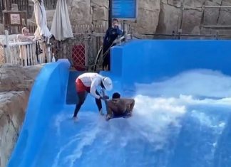 Love Island’s Tommy Fury gets WASHED AWAY at a waterpark in Dubai (Picture) Love Island's Tommy Fury gets WASHED AWAY at a waterpark in Dubai (Picture)