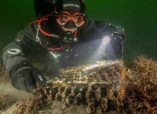 Nazi Enigma machine raised from deep of the Baltic (Picture) Nazi Enigma machine raised from deep of the Baltic (Picture)