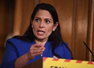 Priti Patel introduces new £800 fine for large gatherings, Report Priti Patel introduces new £800 fine for large gatherings, Report