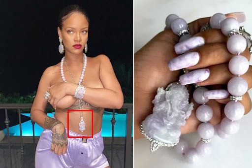 Hindus upset by Rihanna's topless pose with Ganesha pendant (Picture)