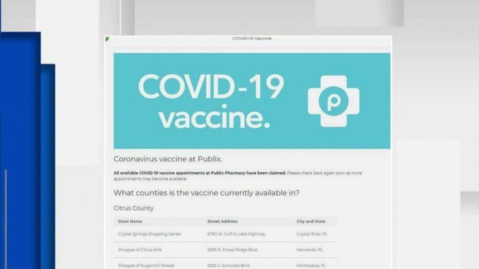 Publix Covid Vaccine Registration: How to make a Coronavirus vaccine appointment