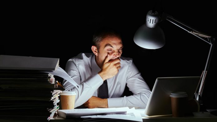 Insomnia has been associated with impaired work performance