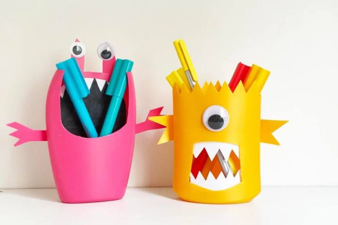 Get Creative with Cardboard Boxes, Plastic Bottles, Paper, and String: Toddler Arts and Crafts Ideas