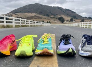 Create a table that compares top-selling women’s running shoes Create a table that compares top-selling women's running shoes