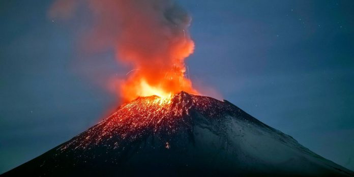 Organize the last ten years of worldwide volcanic activity into a table