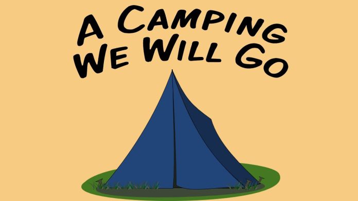 Compose an electronic song about camping